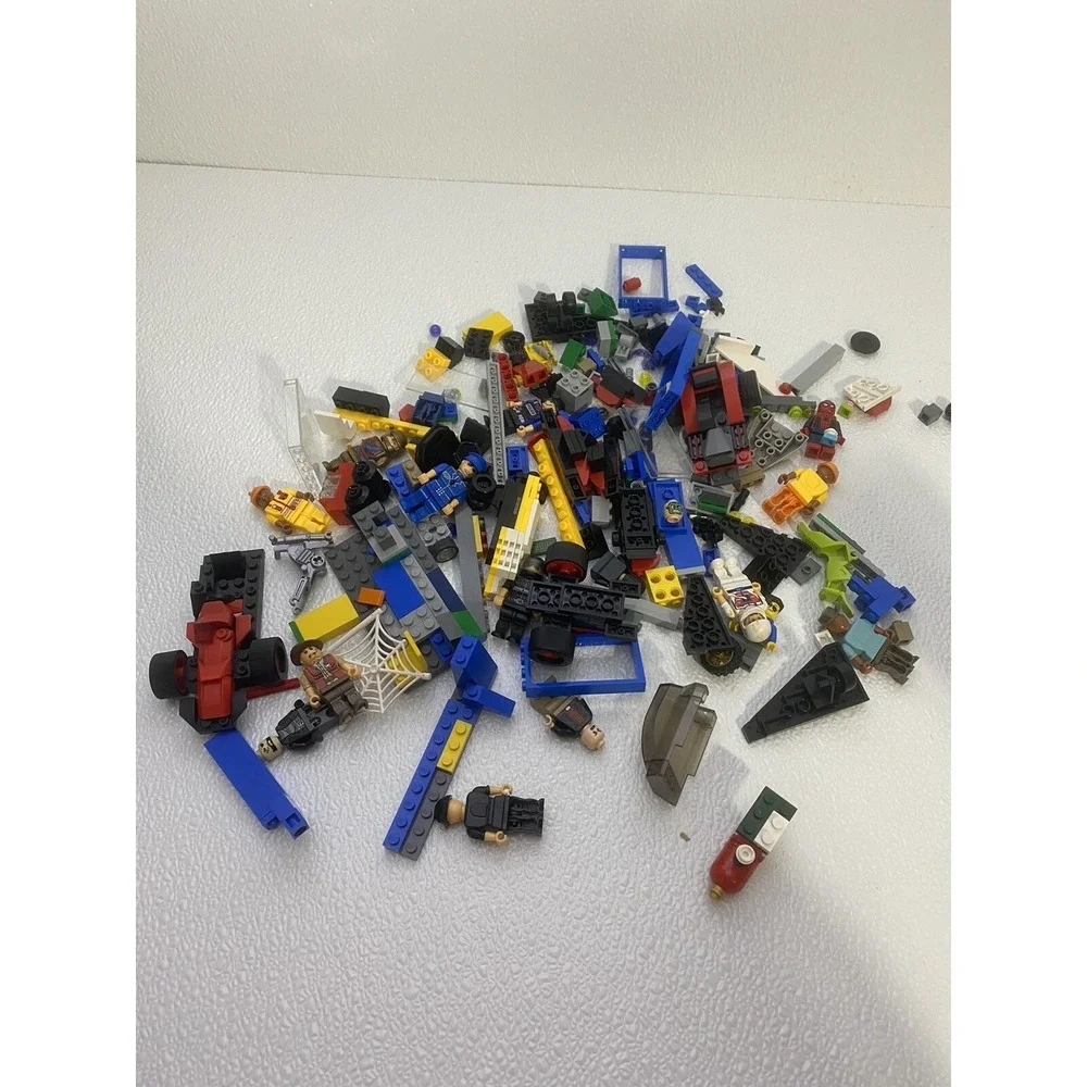 LEGO Bulk Mixed Lot Minifigures Spider-Man City Space Multicolor  Bricks Pieces